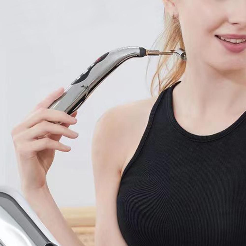 2pcs Electronic Acupuncture Pen Relief Pain Electric Massager Tools for Body Head Neck