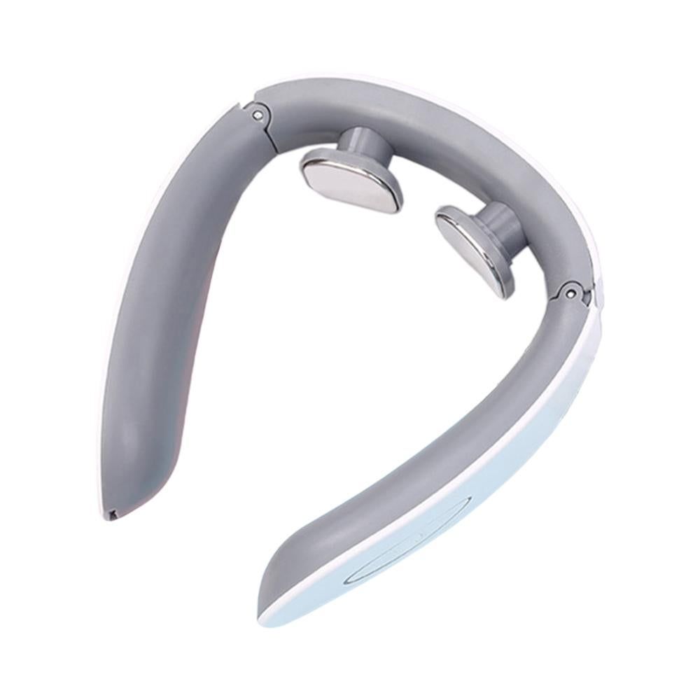 2pcs Neck Massager with Heat Portable Cordless 6 Modes 9 Levels Electric Neck Massage Tool