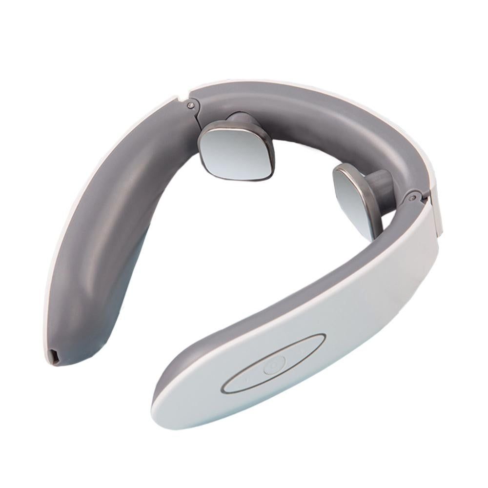 2pcs Neck Massager with Heat Portable Cordless 6 Modes 9 Levels Electric Neck Massage Tool