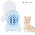 2PCS Gourd-Shaped Gel Pads for Ski Boots, Self-Adhesive Shock Absorbing Heel Liners, Reusable & Washable