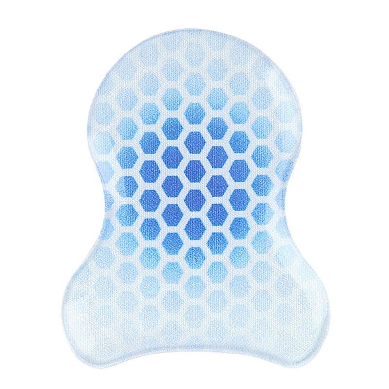 2PCS Gourd-Shaped Gel Pads for Ski Boots, Self-Adhesive Shock Absorbing Heel Liners, Reusable & Washable