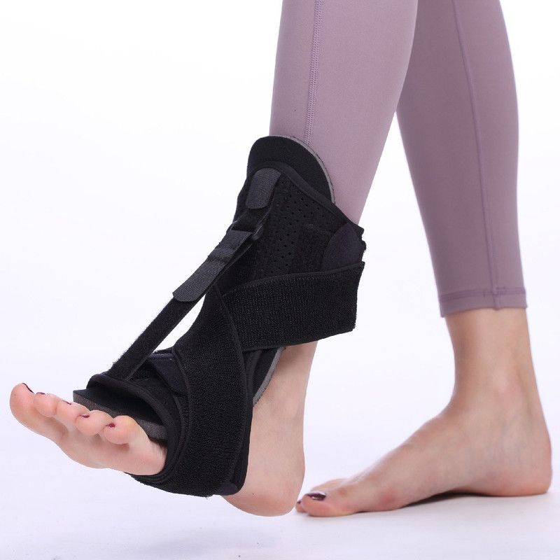 Universal Foot Drop Orthosis Brace, Breathable Ankle Support Night Splint, Fits Left & Right Foot