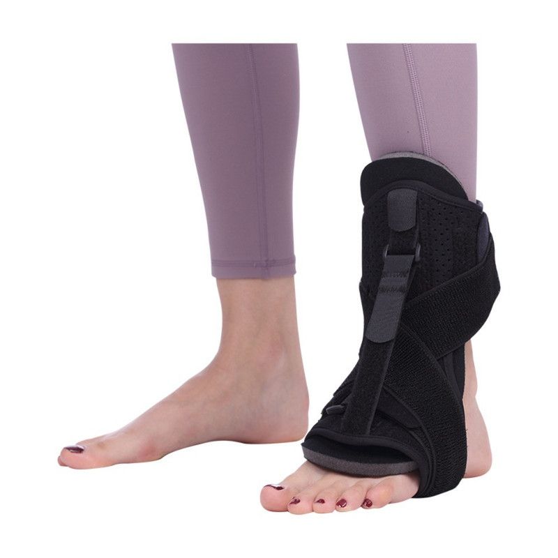 Universal Foot Drop Orthosis Brace, Breathable Ankle Support Night Splint, Fits Left & Right Foot