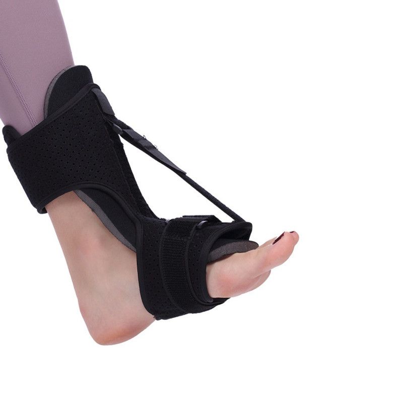 Universal Foot Drop Orthosis Brace, Breathable Ankle Support Night Splint, Fits Left & Right Foot