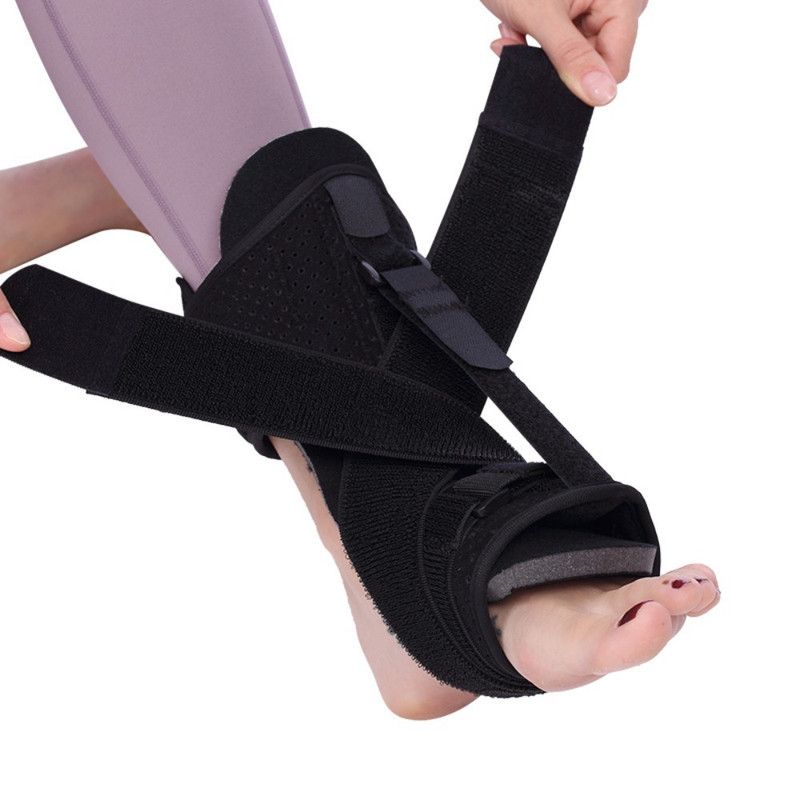 Universal Foot Drop Orthosis Brace, Breathable Ankle Support Night Splint, Fits Left & Right Foot