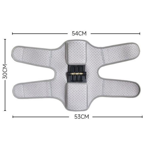2-Pack - Bionic Exoskeleton Knee Booster Brace, Spring Support Knee Pad for Seniors: Climbing, Lifting, and Sports—Joint Relief (Gray)