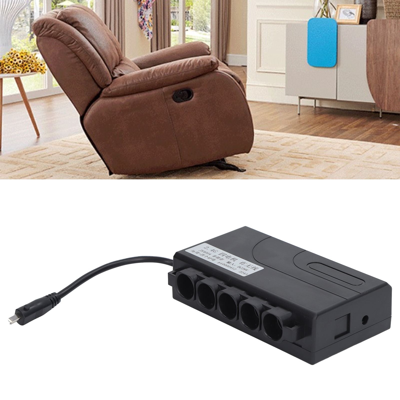Recliner Wireless Controller 2.4G Single Motor Wireless Remote Control 1 for 4 Motor DC29V Electric Recliner Controller