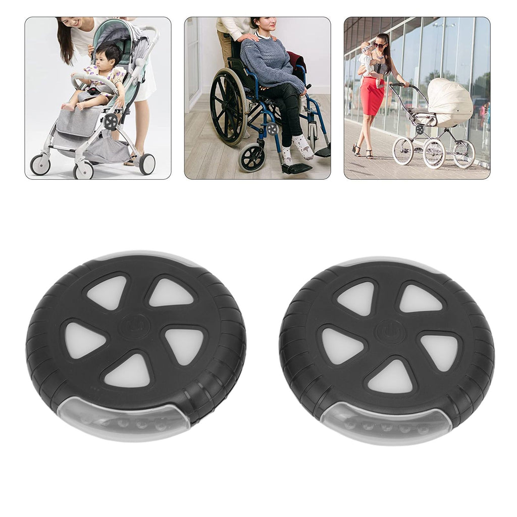 1 Pair Stroller Lights Waterproof Easy to Install LED Stroller Lights Stroller Safety Lights for Wheelchair