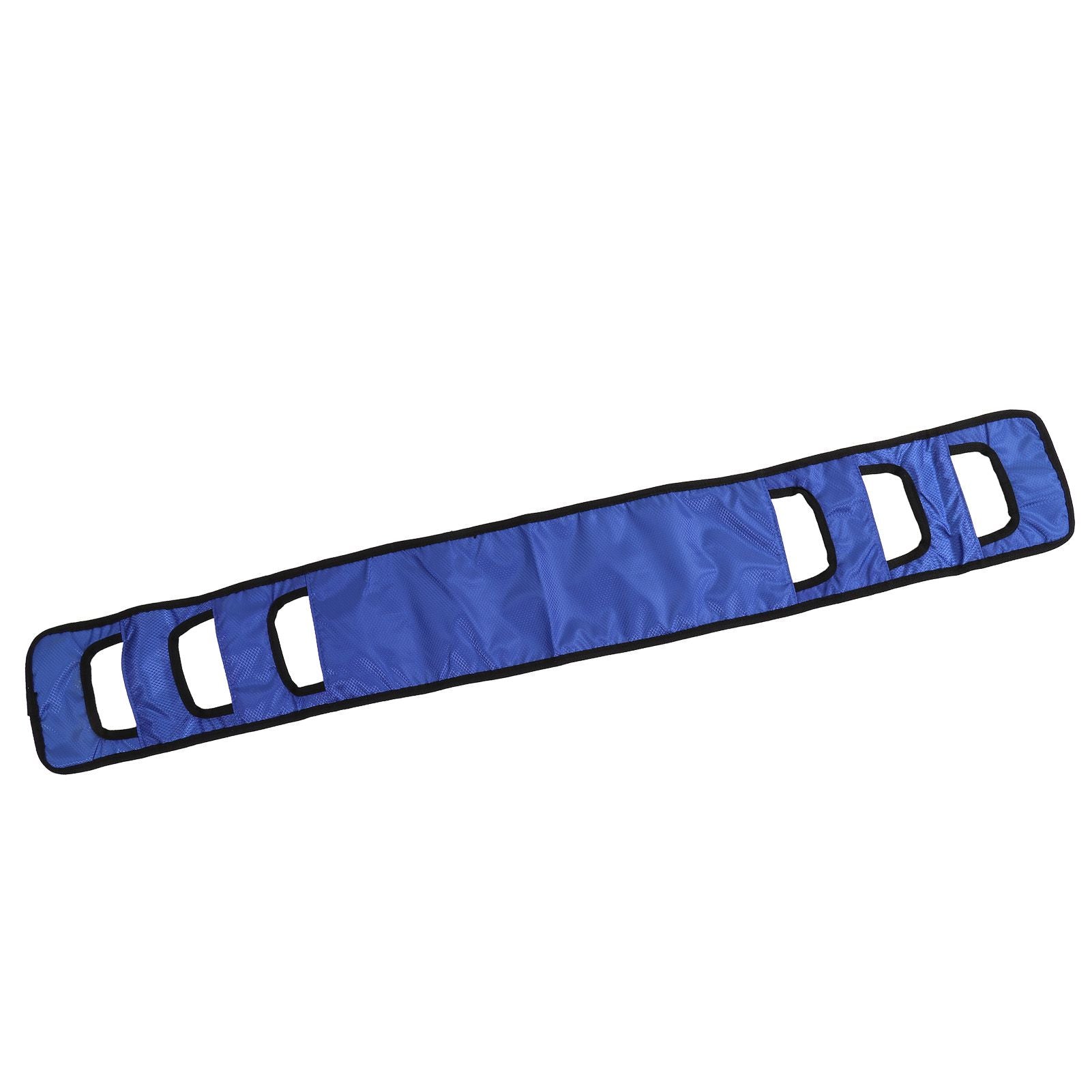 Seniors Bed Transfer Sling Labor Saving Widened Breathable Elderly Lift Turning Belt with Padded Handle for Patient Blue
