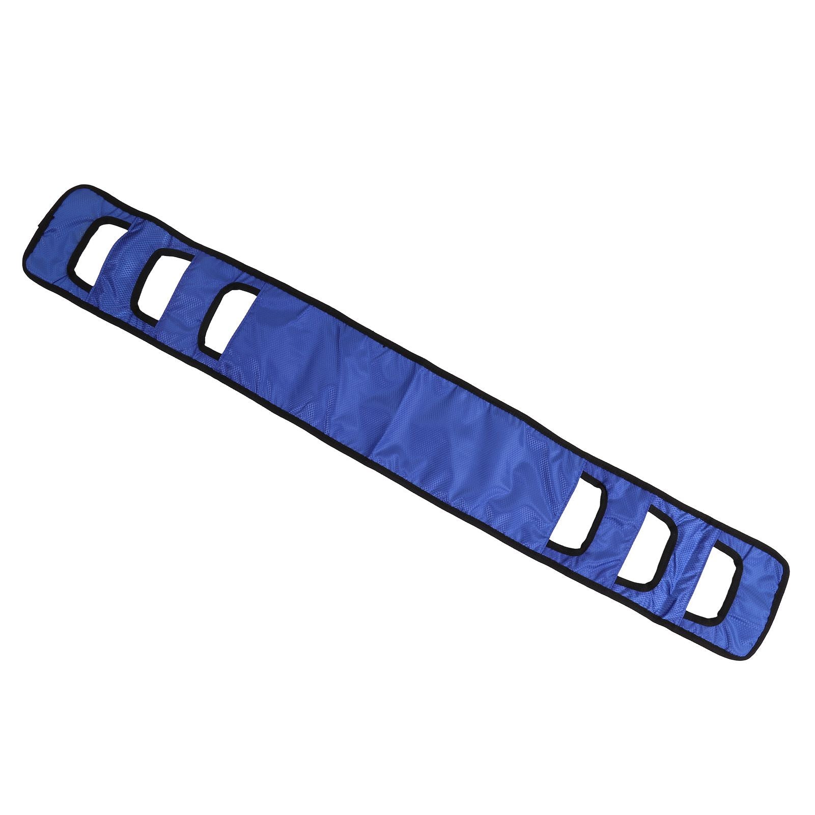 Seniors Bed Transfer Sling Labor Saving Widened Breathable Elderly Lift Turning Belt with Padded Handle for Patient Blue