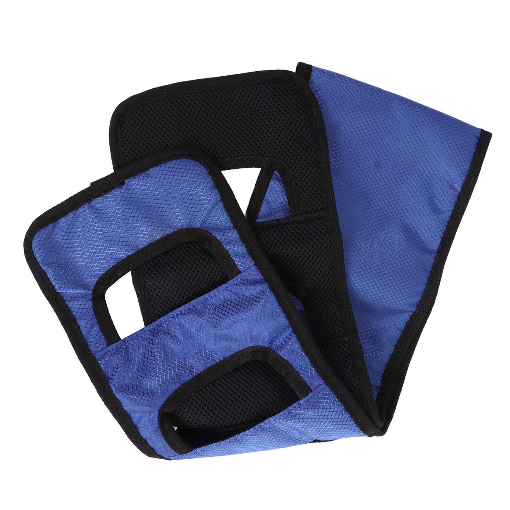 Seniors Bed Transfer Sling Labor Saving Widened Breathable Elderly Lift Turning Belt with Padded Handle for Patient Blue