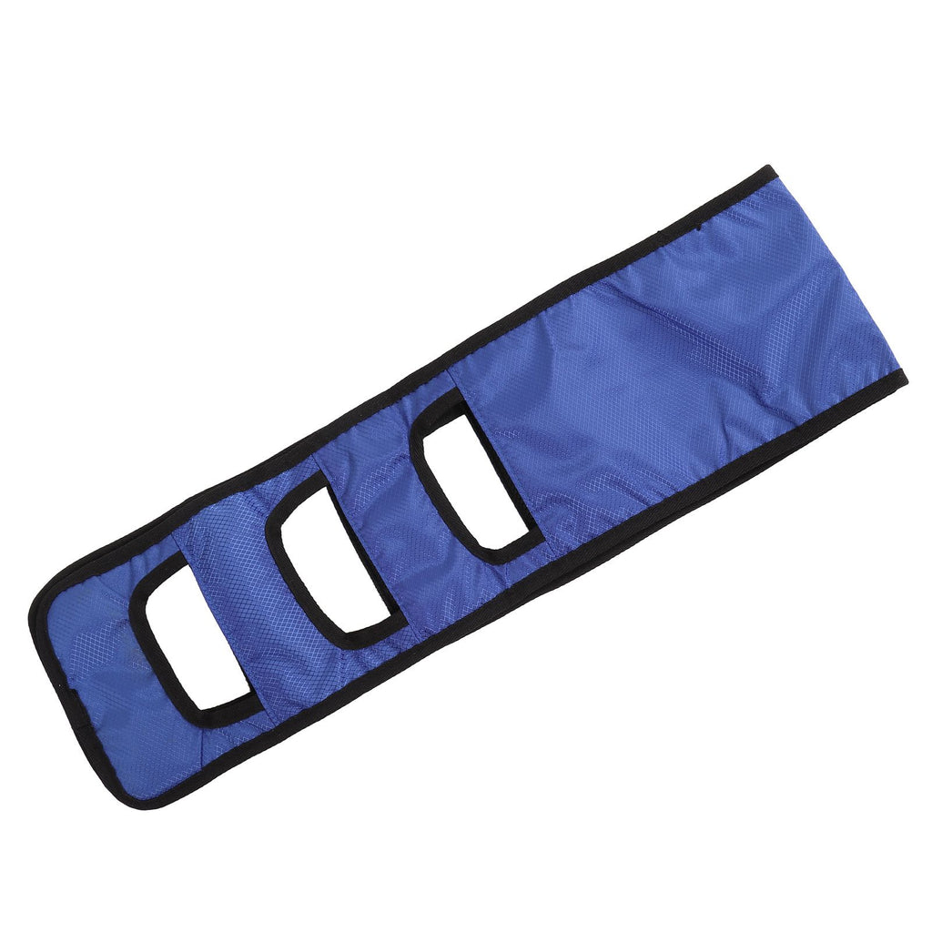 Seniors Bed Transfer Sling Labor Saving Widened Breathable Elderly Lift Turning Belt with Padded Handle for Patient Blue