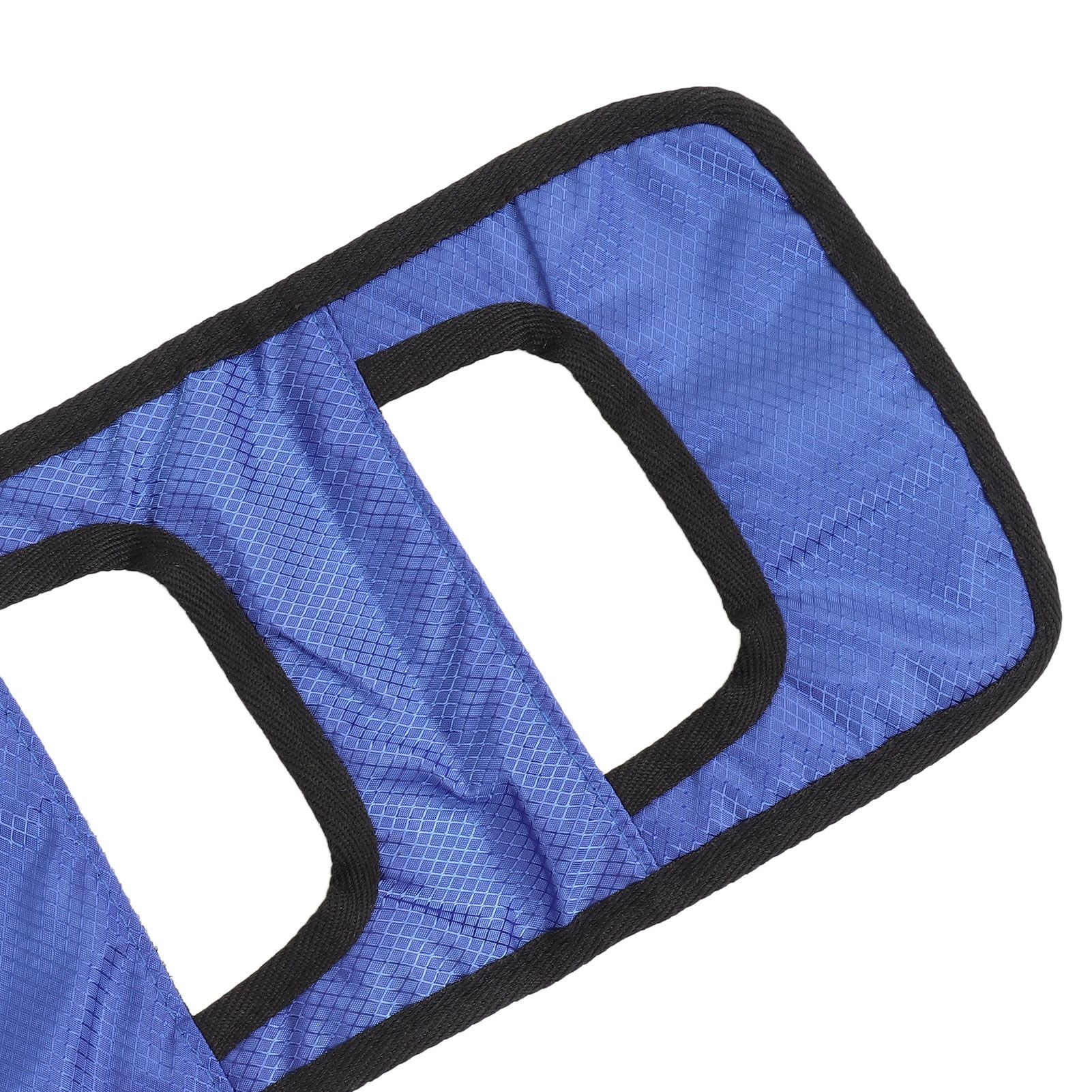 Seniors Bed Transfer Sling Labor Saving Widened Breathable Elderly Lift Turning Belt with Padded Handle for Patient Blue
