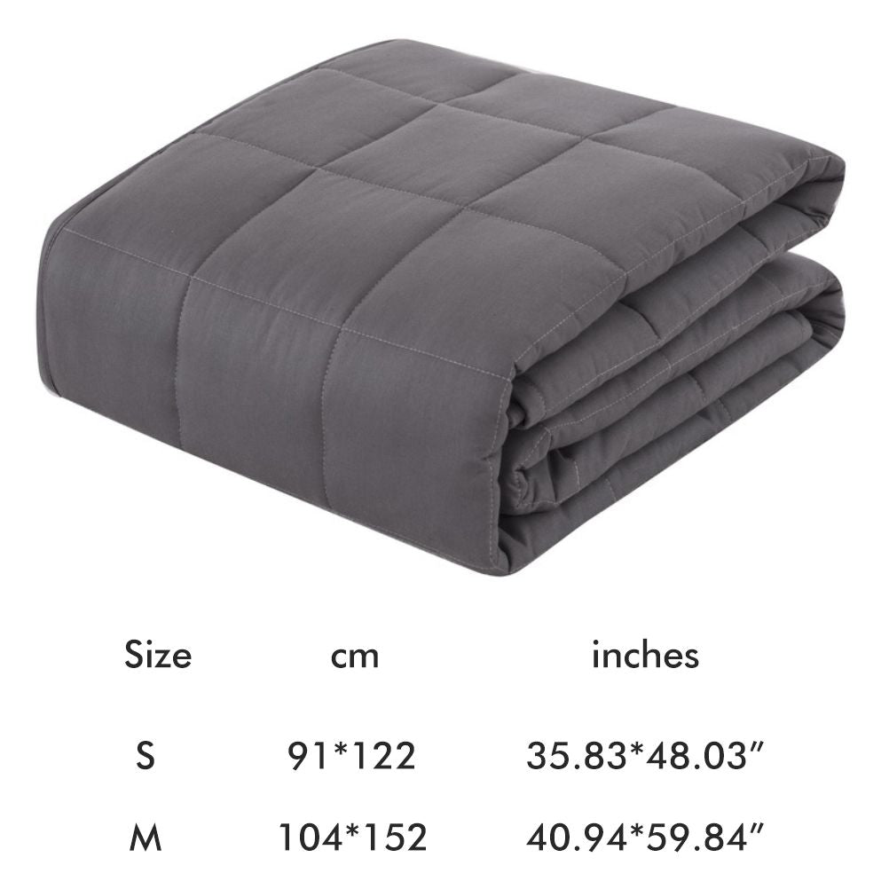 Heavy Blanket Against Sleep Disorders and Stress Blanket for Adults and Children Weighted Blanket with Glass Beads