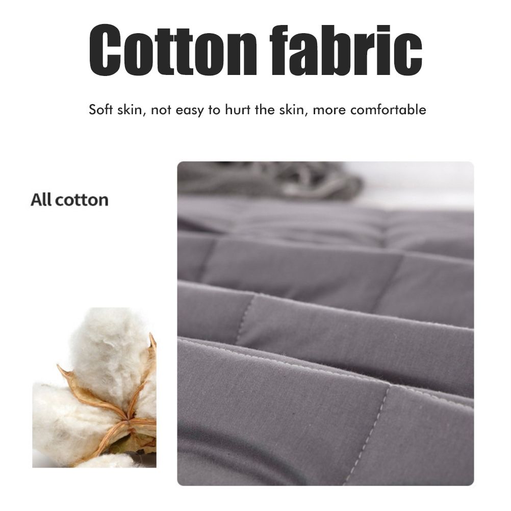 Heavy Blanket Against Sleep Disorders and Stress Blanket for Adults and Children Weighted Blanket with Glass Beads