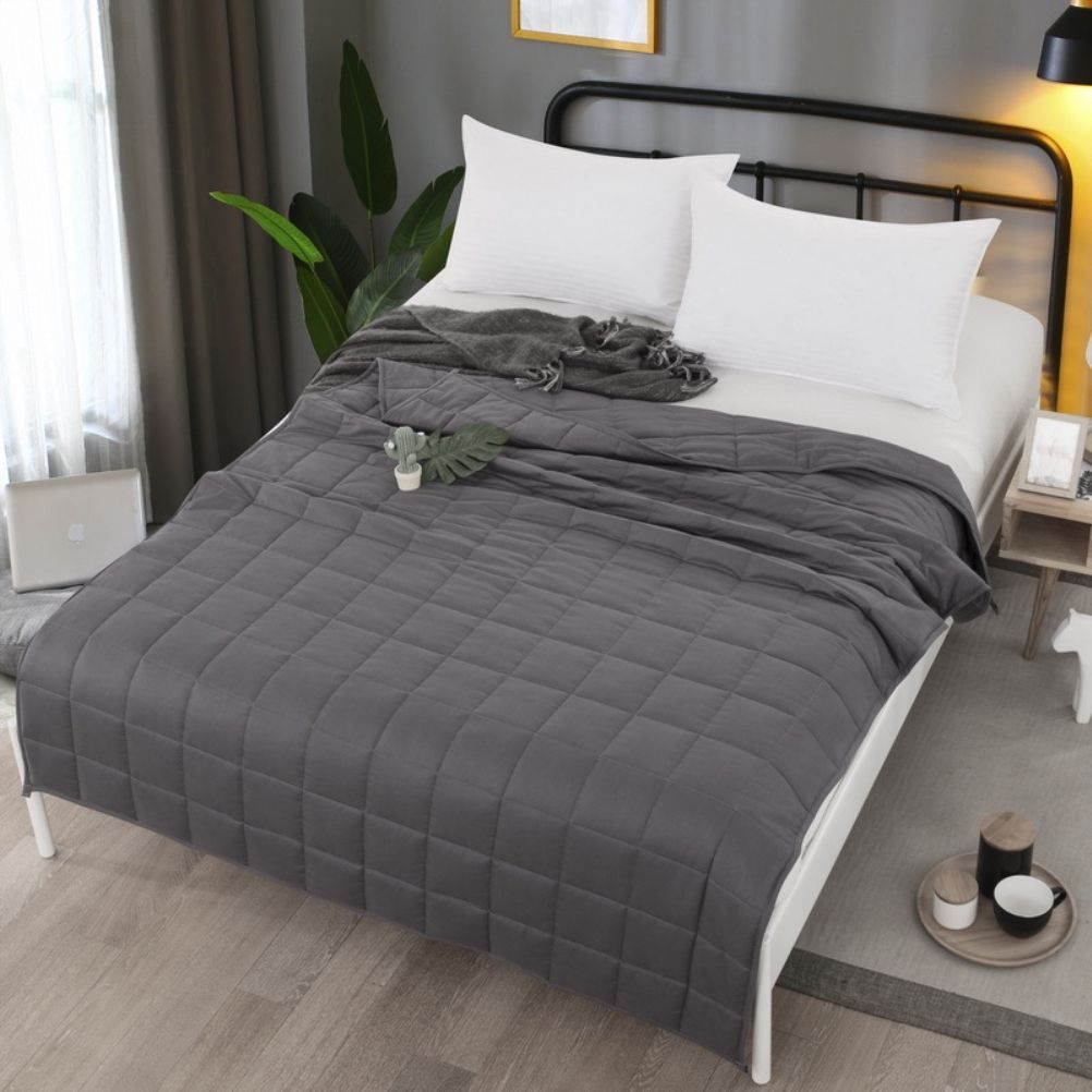Heavy Blanket Against Sleep Disorders and Stress Blanket for Adults and Children Weighted Blanket with Glass Beads