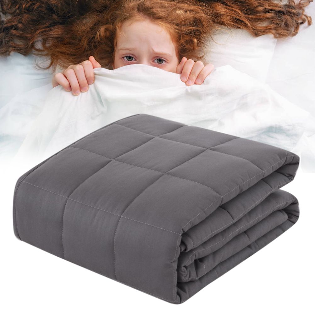 Heavy Blanket Against Sleep Disorders and Stress Blanket for Adults and Children Weighted Blanket with Glass Beads