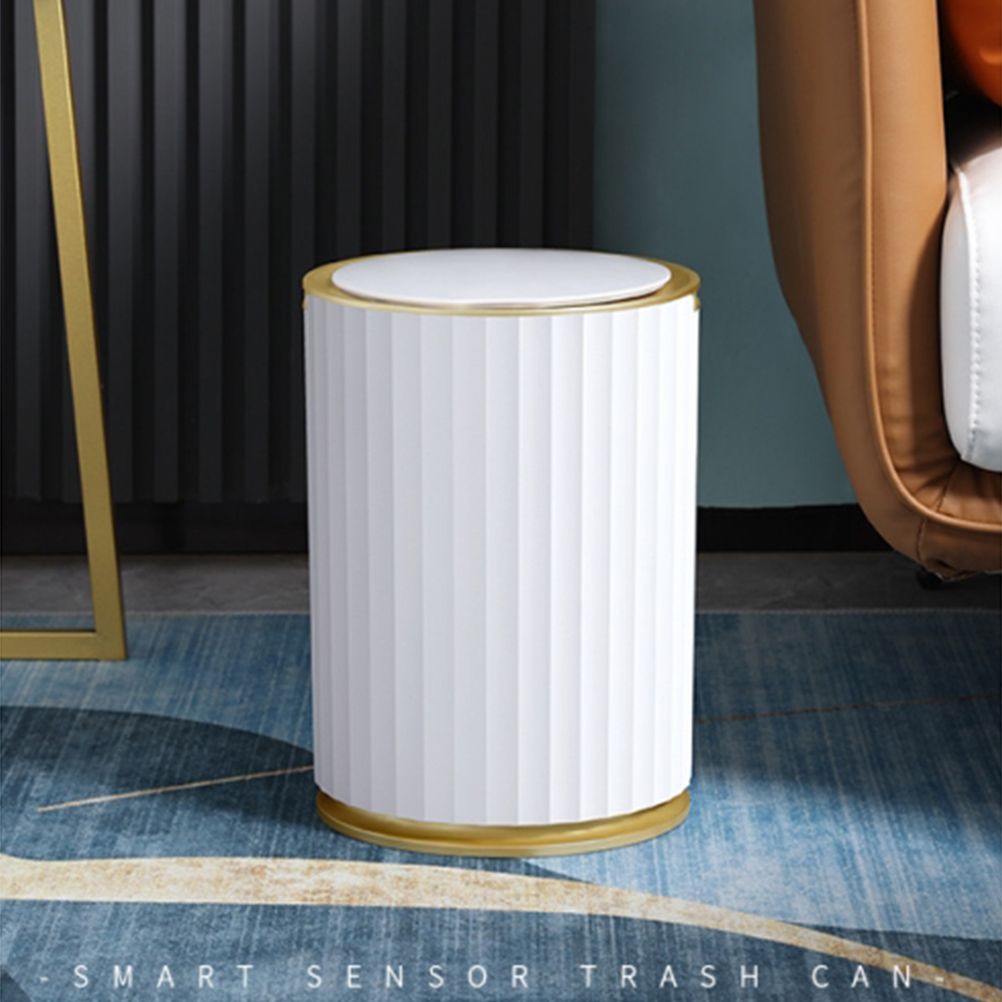 Smart Sensor Trash Waterproof Kitchen Bathroom Sensor Bin with Lid Large Capacity Garbage Waste Bin for Office and Bedroom