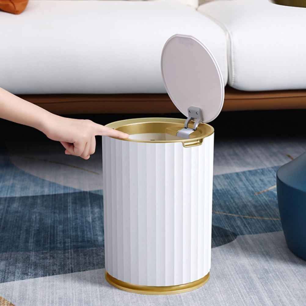Smart Sensor Trash Waterproof Kitchen Bathroom Sensor Bin with Lid Large Capacity Garbage Waste Bin for Office and Bedroom