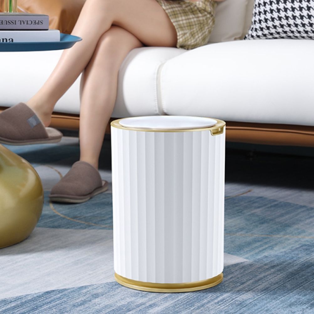 Smart Sensor Trash Waterproof Kitchen Bathroom Sensor Bin with Lid Large Capacity Garbage Waste Bin for Office and Bedroom