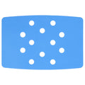 Shower Chair Cushion Paste Fixed Keep Warm EVA Blue Perforation Design Portable Shower Stool Cushion