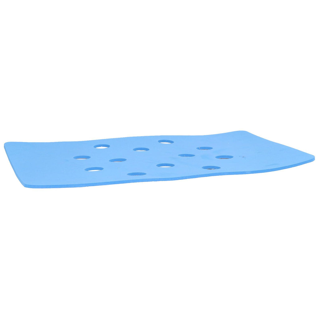 Shower Chair Cushion Paste Fixed Keep Warm EVA Blue Perforation Design Portable Shower Stool Cushion