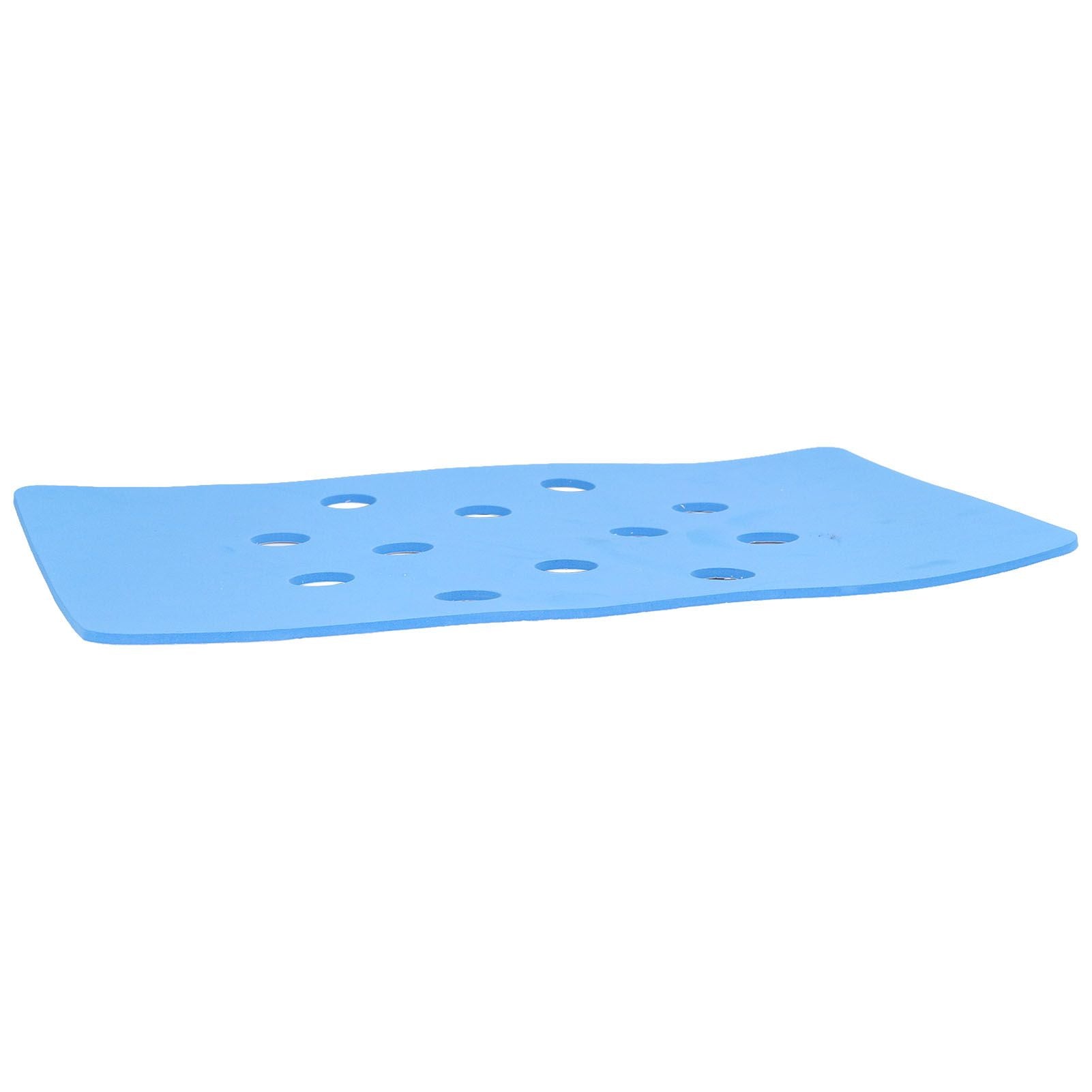 Shower Chair Cushion Paste Fixed Keep Warm EVA Blue Perforation Design Portable Shower Stool Cushion