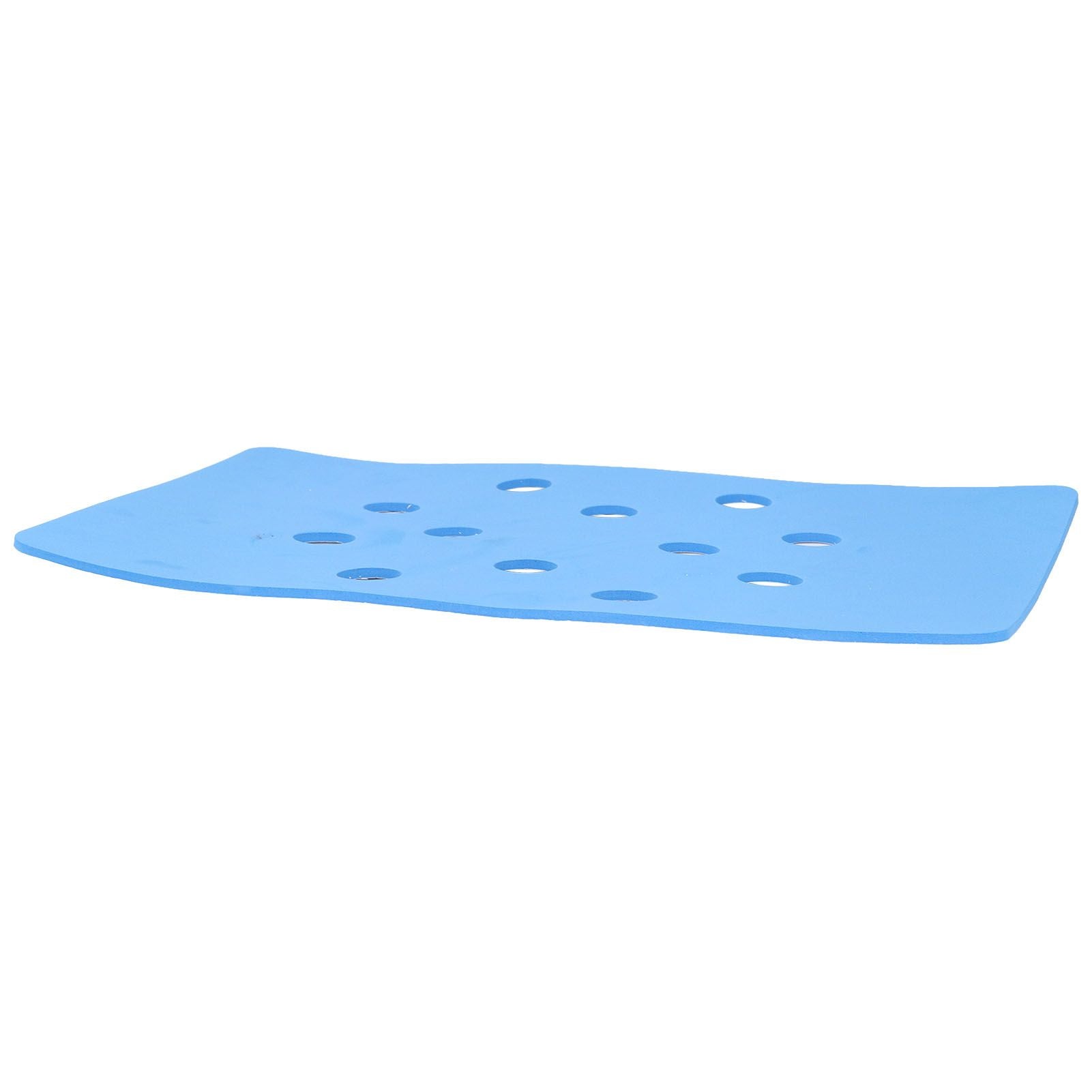 Shower Chair Cushion Paste Fixed Keep Warm EVA Blue Perforation Design Portable Shower Stool Cushion