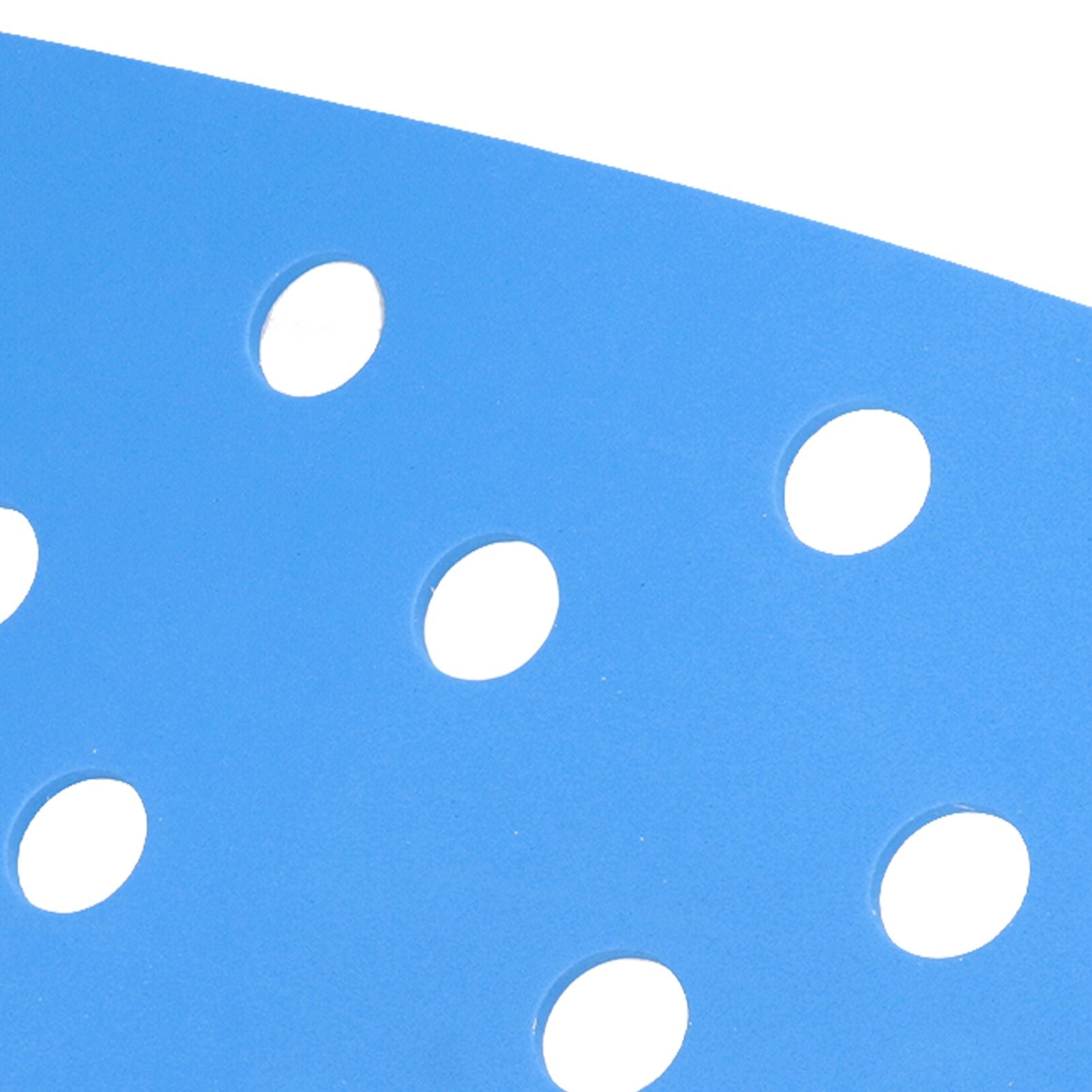 Shower Chair Cushion Paste Fixed Keep Warm EVA Blue Perforation Design Portable Shower Stool Cushion
