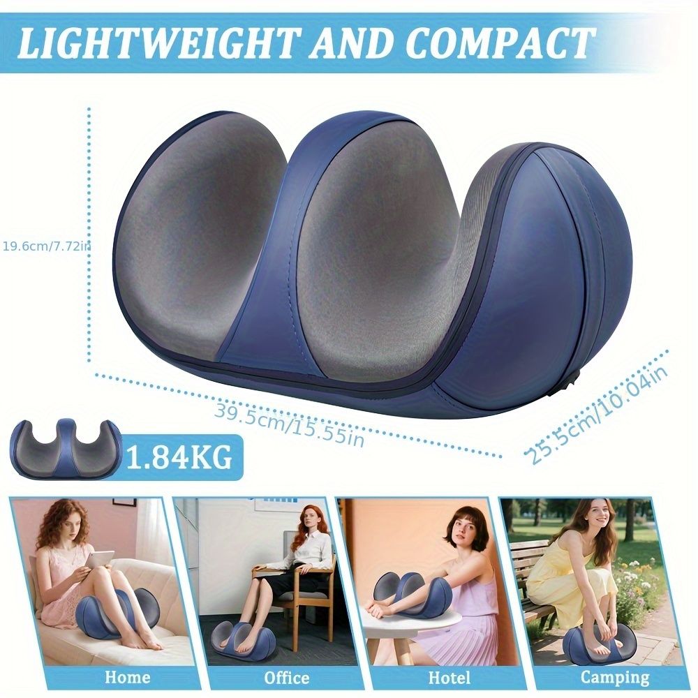 Blue 3D Bionic Foot Massager, foot massager, electric foot massage, acupressure foot massager, ergonomic foot massager, foot pain relief, relaxation massager