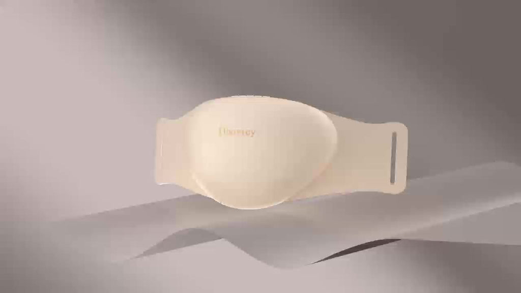White abdominal massage belt, heat therapy massage, kneading massager, stress relief wellness, digestive health, relaxation tool, Australia market