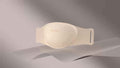 White abdominal massage belt, heat therapy massage, kneading massager, stress relief wellness, digestive health, relaxation tool, Australia market