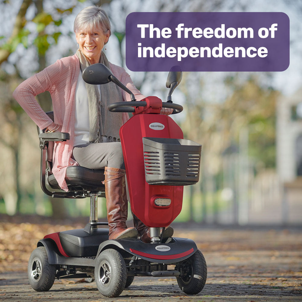 EQUIPMED Mobility Scooter For Elderly Motorized Electric Older Adults 4 Riding