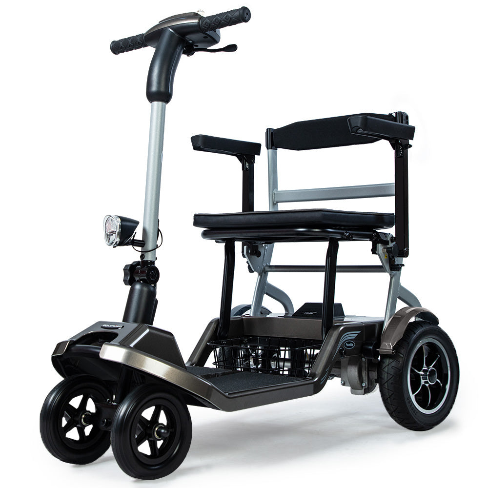 EQUIPMED Ultra-Lightweight Folding Electric Mobility Scooter, 19kg with Battery Removed, Airline Approved, Long Range, Brushless Motor, Portable