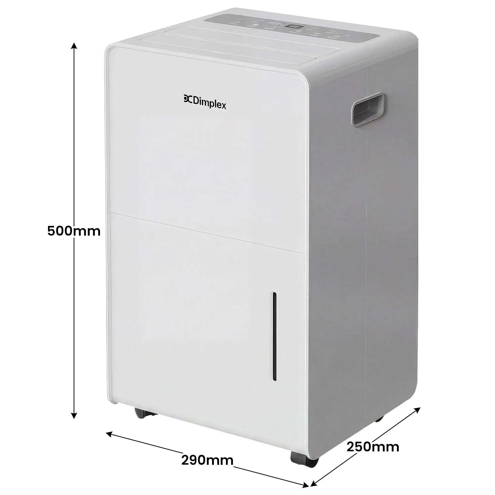 Dimplex 20L Portable Dehumidifier w/ Preset Modes Fan Speeds 4L Water Tank Timer