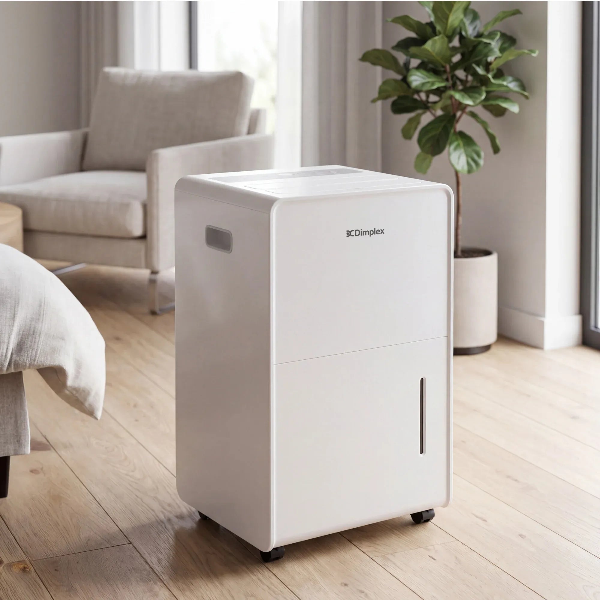 Dimplex 20L Portable Dehumidifier w/ Preset Modes Fan Speeds 4L Water Tank Timer