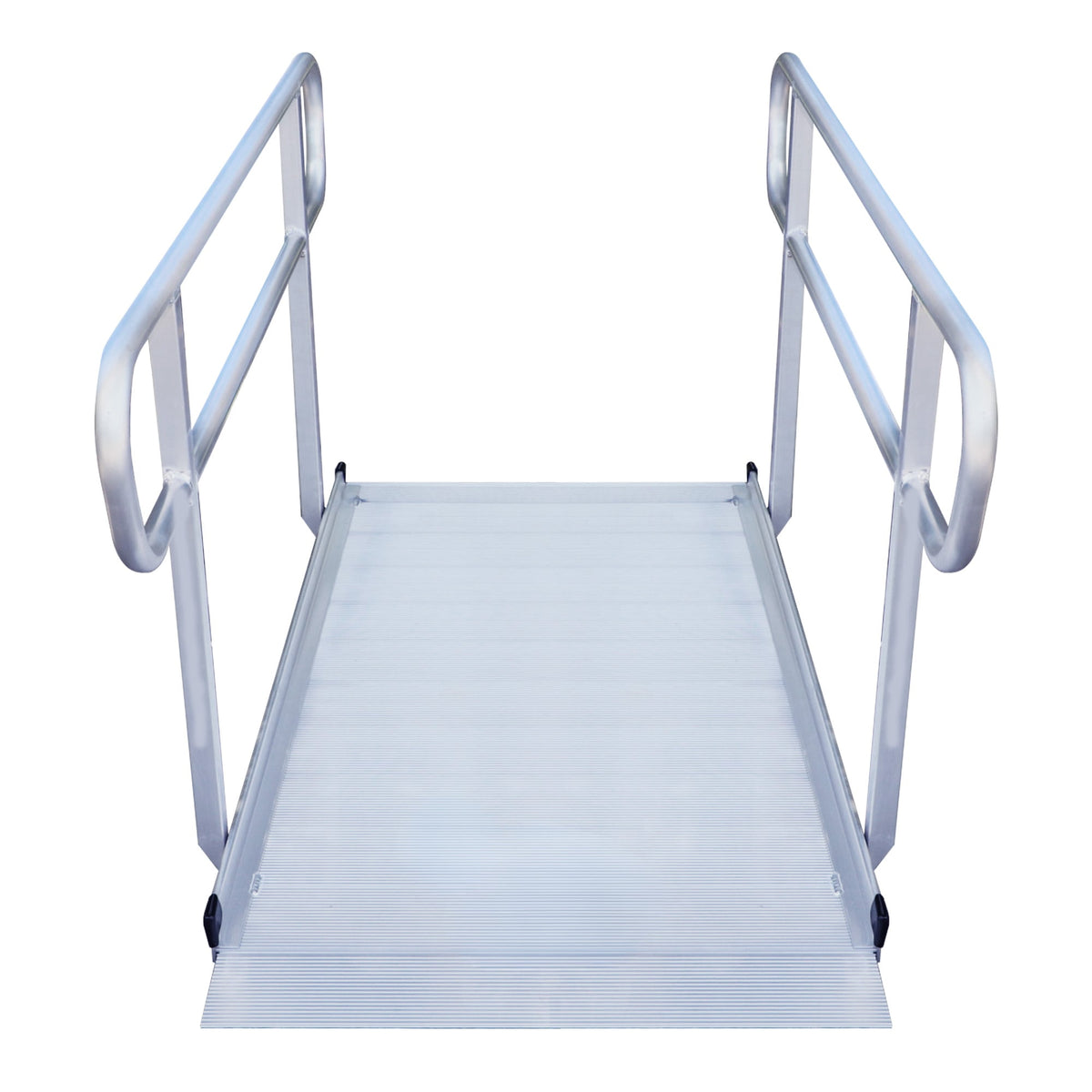 Kartrite 6ft Portable Aluminium Mobility Threshold Access Wheelchair Ramp with Handrails