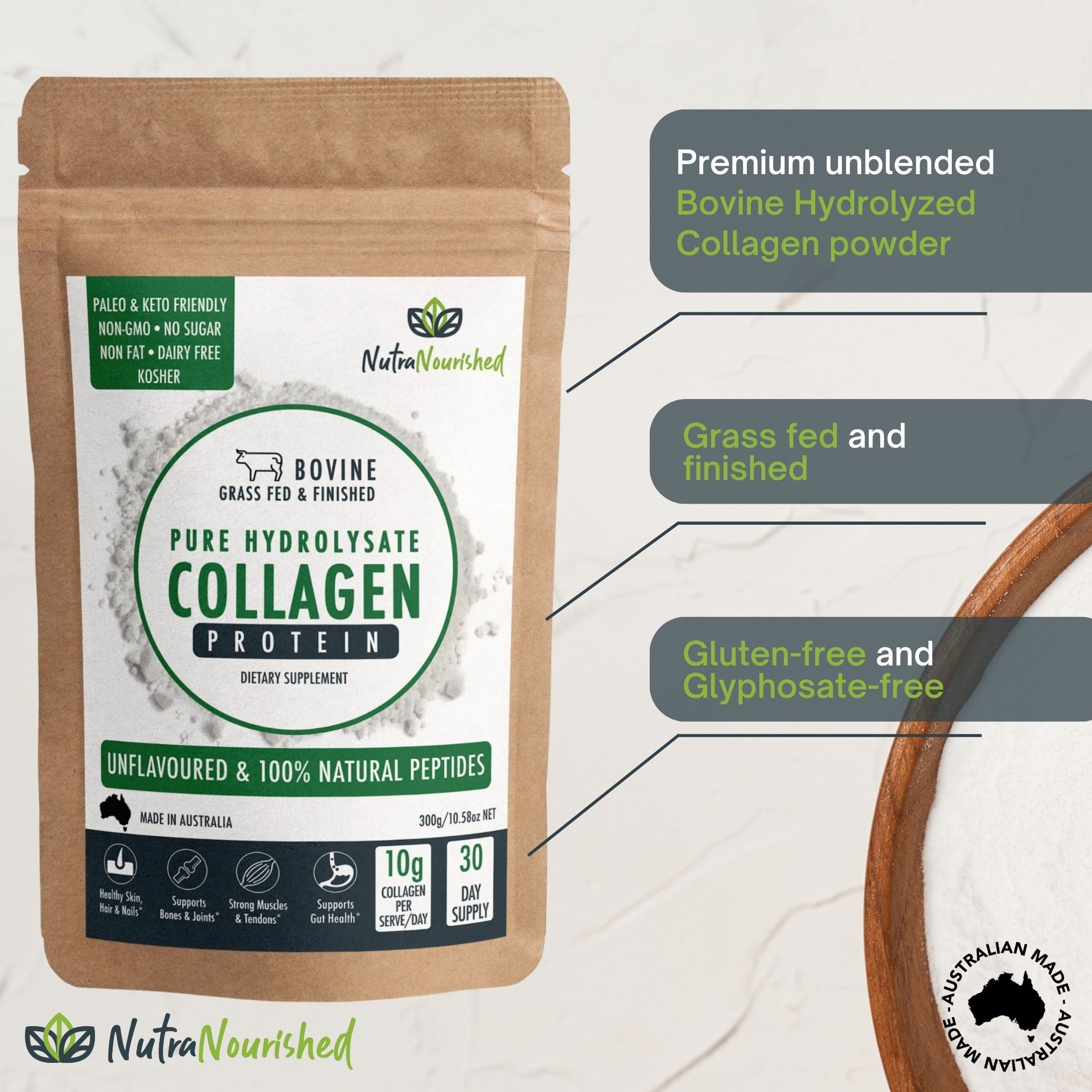 Collagen Powder Tasteless & Unflavoured - 300g