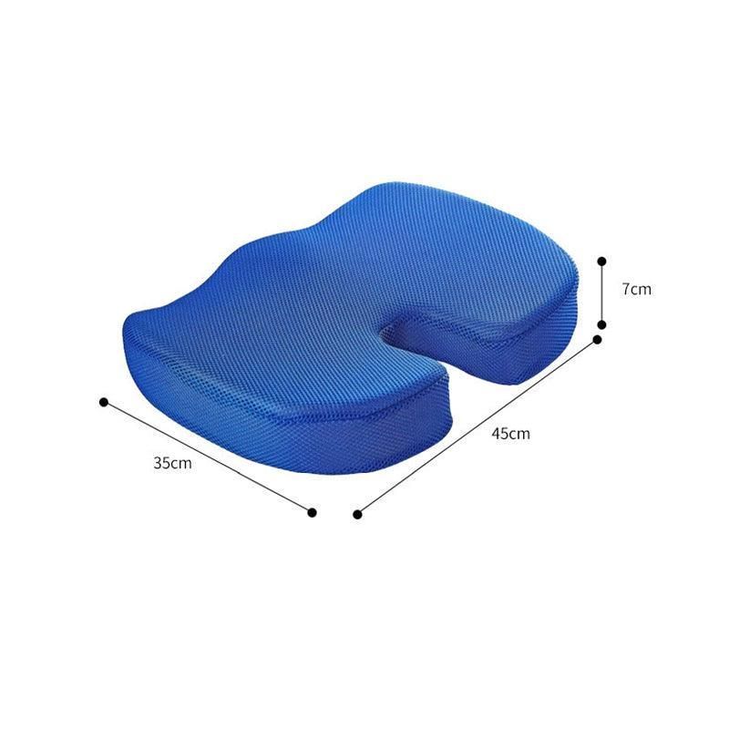 Orthopaedic Memory Foam Seat Cushion Support Back Pain Chair Pillow Car - Purple