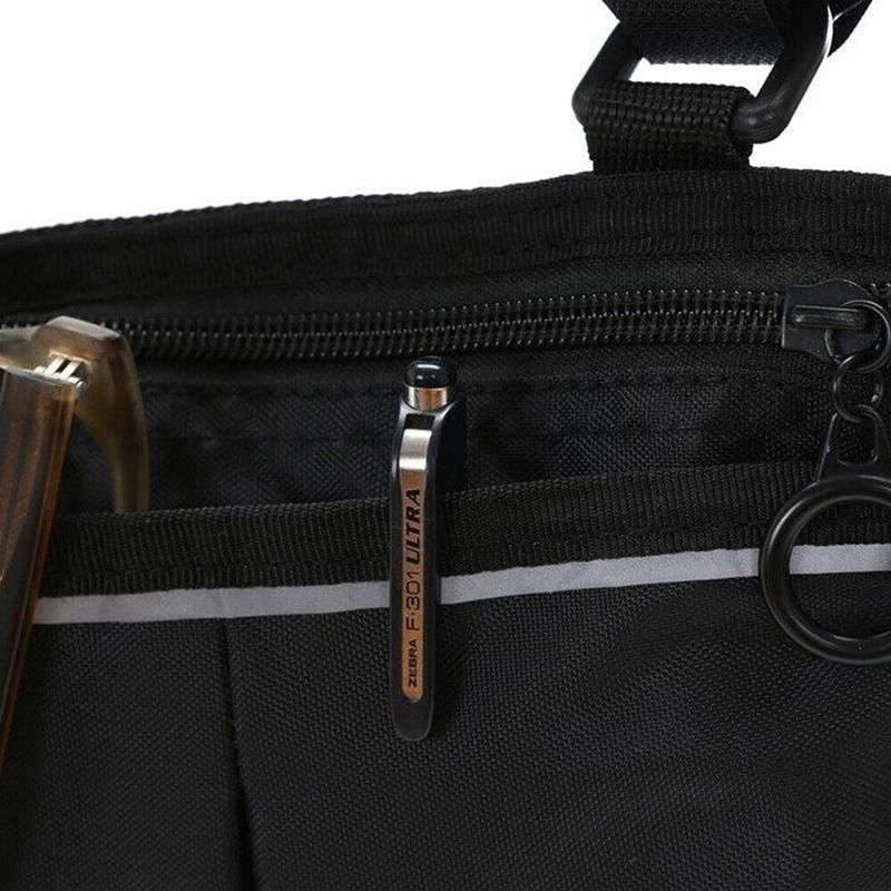 Waterproof Organizer Side Bag for Wheelchairs and Walkers - Black
