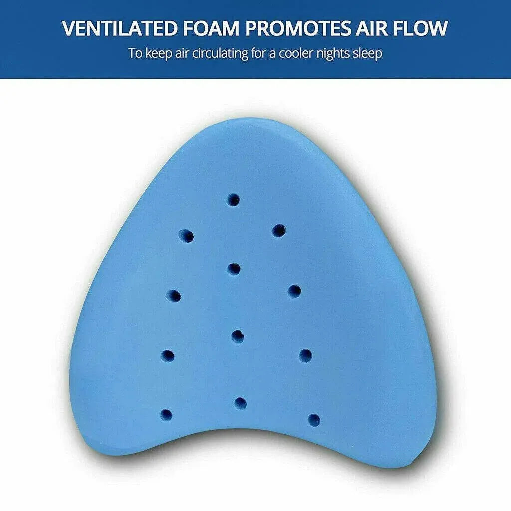 Knee Support Ergonomic Memory Foam Leg Pillow Cushion Washable Cover