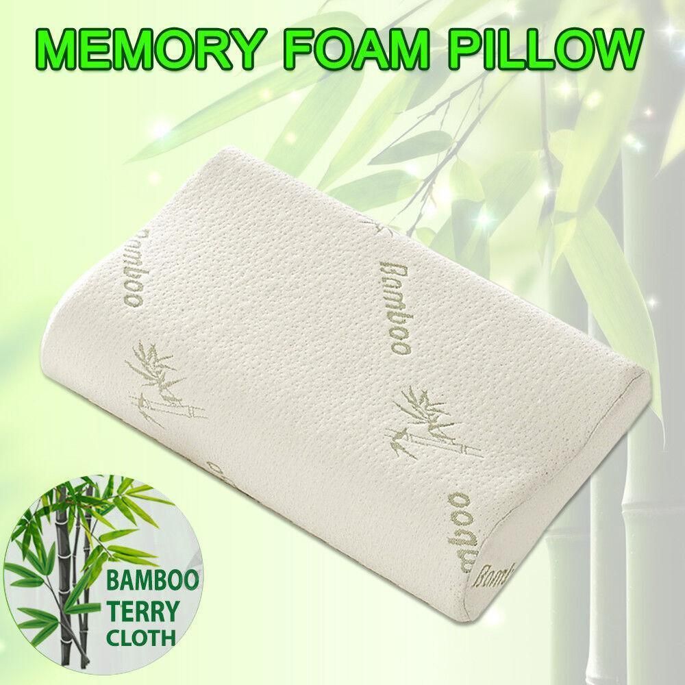 1/2PCS Memory Foam Neck Pillow Wavy Contour Slow Rebound Pillow - 55x35x11cm-1pc