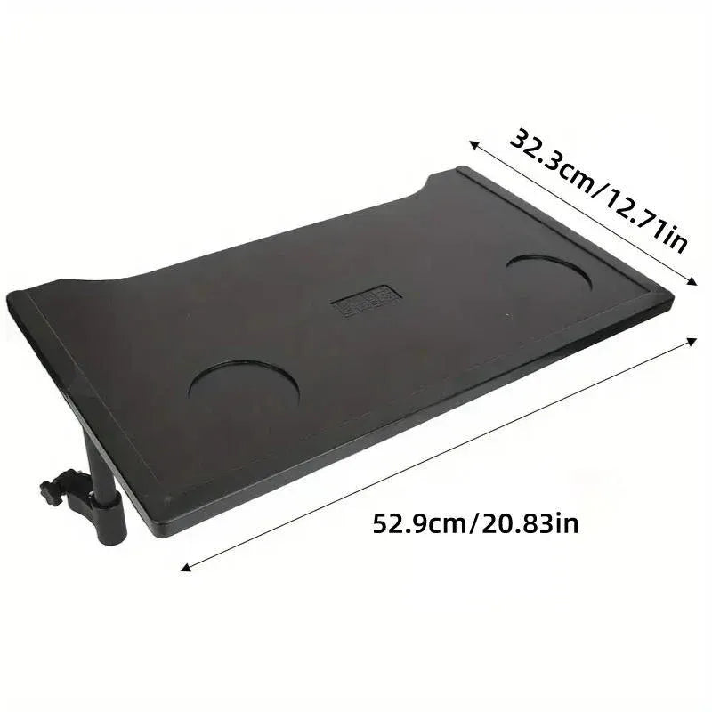 Plastic Dining Table for Wheelchair with Dining Board for Elderly Mobility Use