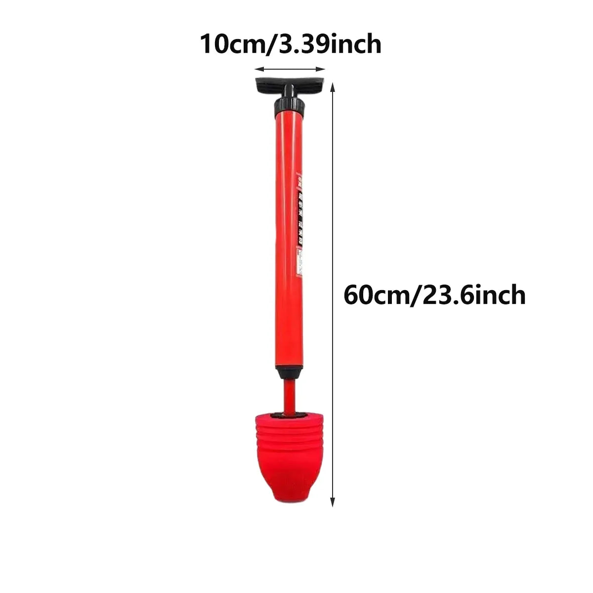 2PCS Toilet Plunger Vacuum Pump Powerful Clog Remover Sewer Drain Unclogging Tool