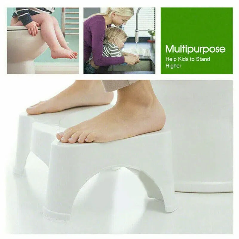 1X Sit And Squat Squatty Potty Stool Non-Slip Toilet Stools Healthy