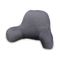 52cm Reading Pillow Back Rest with Arm Support Cushion – Dark Grey