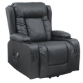 Lift Heated Leather Recliner Electric Massage Chair with USB port