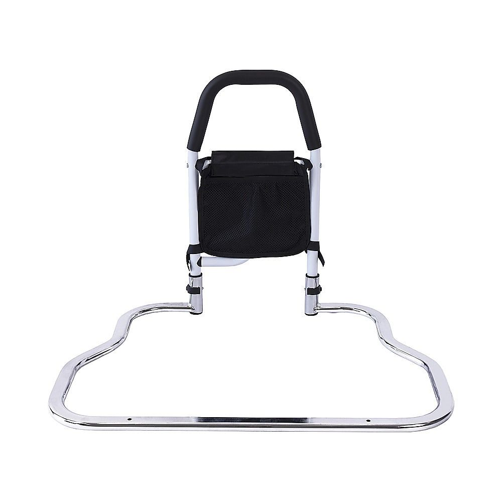 Adjustable Bed Rail with Multi-Grip Handle, Storage Pouch & Under Mattress Frame