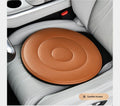 Saddle Brown 360 Degree Rotating Car Seat Cushion - 53cm Nano Tech Swivel Mobility Aid - Easy Vehicle Entry and Exit for Seniors, Breathable Non Slip Ergonomic Support for Home Office and Travel