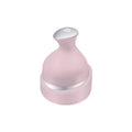 Pink Wireless Electric Scalp Massager with 28 Soft Silicone Massage Claws Storage Base - Rechargeable Hand-Simulated 4D Deep Kneading Head Massage Device for Humans and Pets